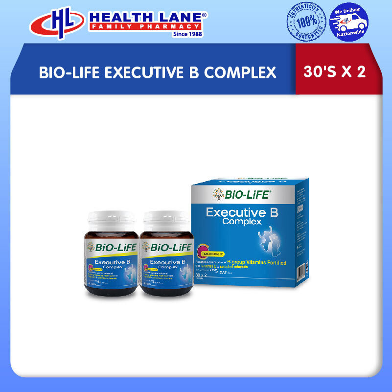 BIO-LIFE EXECUTIVE B COMPLEX (30'Sx2)